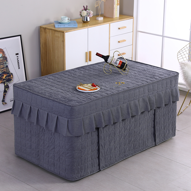 烤火桌子罩套2023新款加厚电烤炉套罩烤火被子长方形烤火罩电炉罩