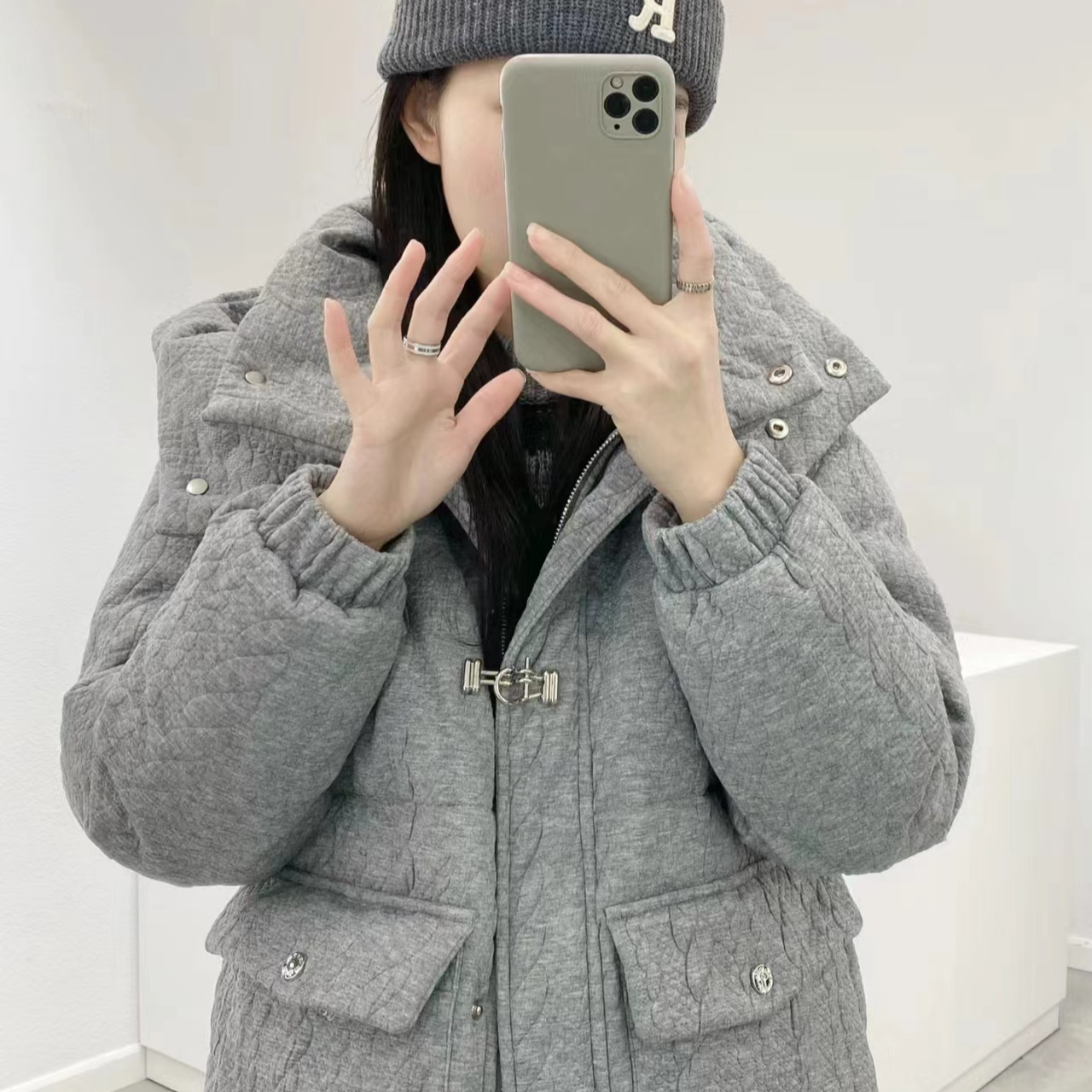 五九 到 九九冬季新款外套时尚时尚百搭连帽秋冬