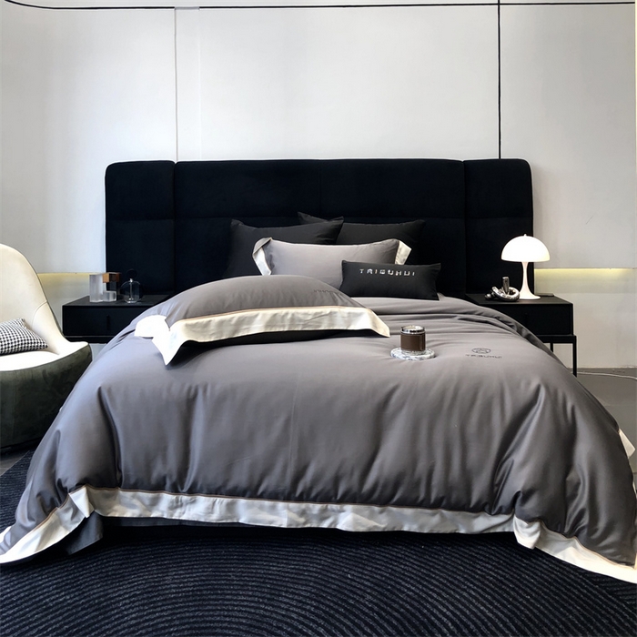 丽人凯新款天丝棉磨毛四件套-巴黎左岸（太）被套床上用品轻奢床品