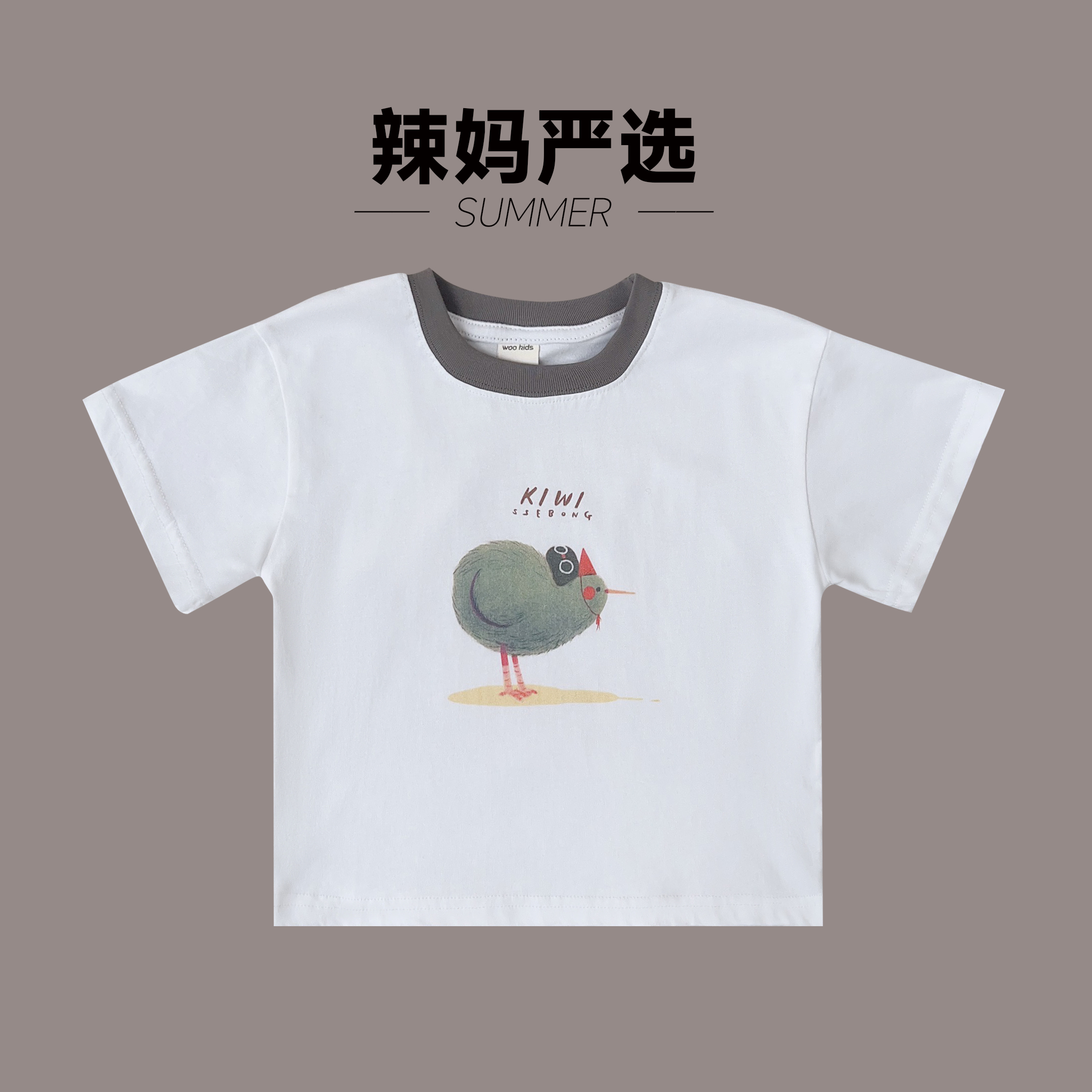  实体【棉逗熊品牌】2024男童韩版夏季休闲中大童百搭T恤-10707-