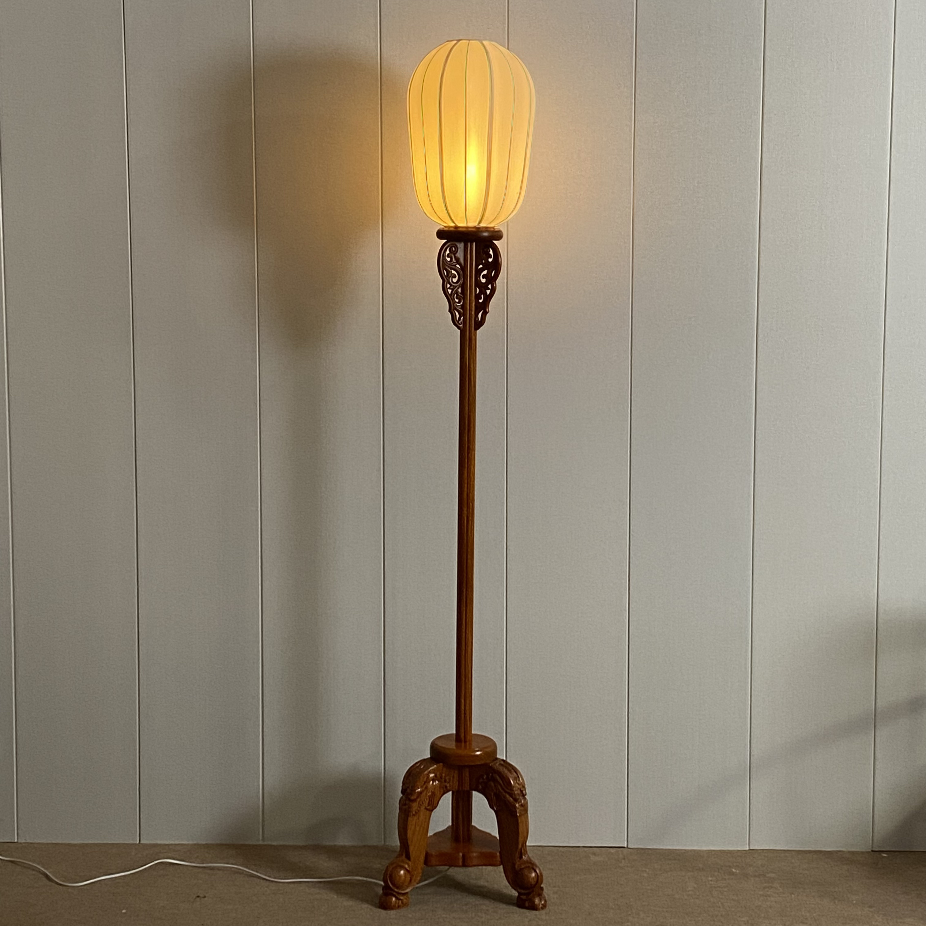 【运费到付】缅甸花梨兽首腿宫灯