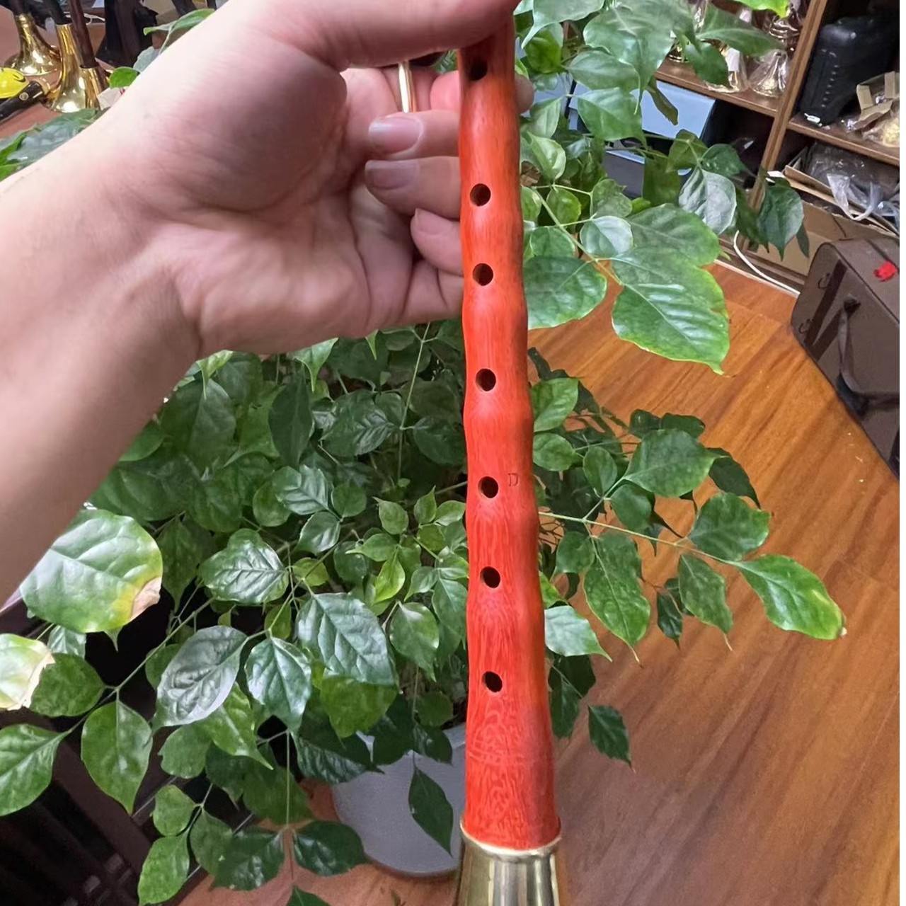 单唢呐杆子，初学爱好者款木头材质调式随机发