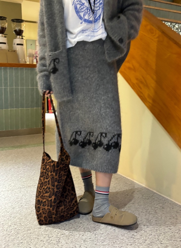 Nannanzhuo 秋冬Y系列樱桃半裙