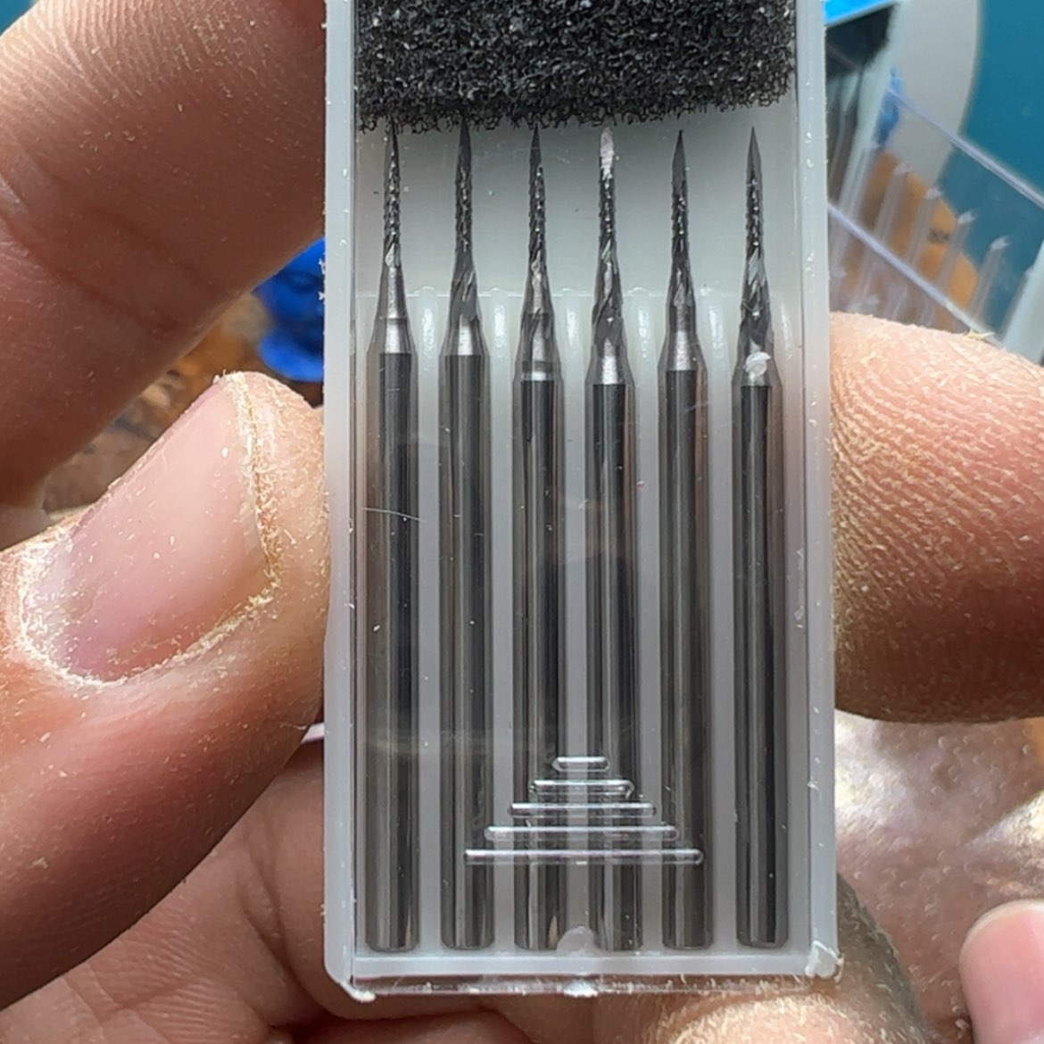 【闪购商品】刺猬刀2.35柄径0.8的尺寸6支核雕