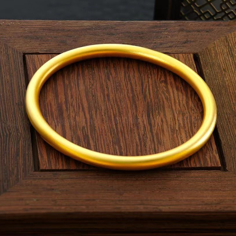 合金手镯 2024 经典时尚百搭女款 实心  镯子  百搭单圈 不掉色