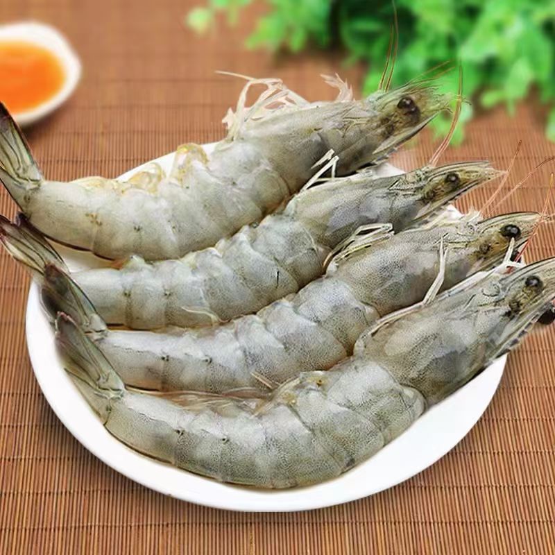 【吉祥】净重4斤 青岛海洋对虾 20-30规格 活虾速冻