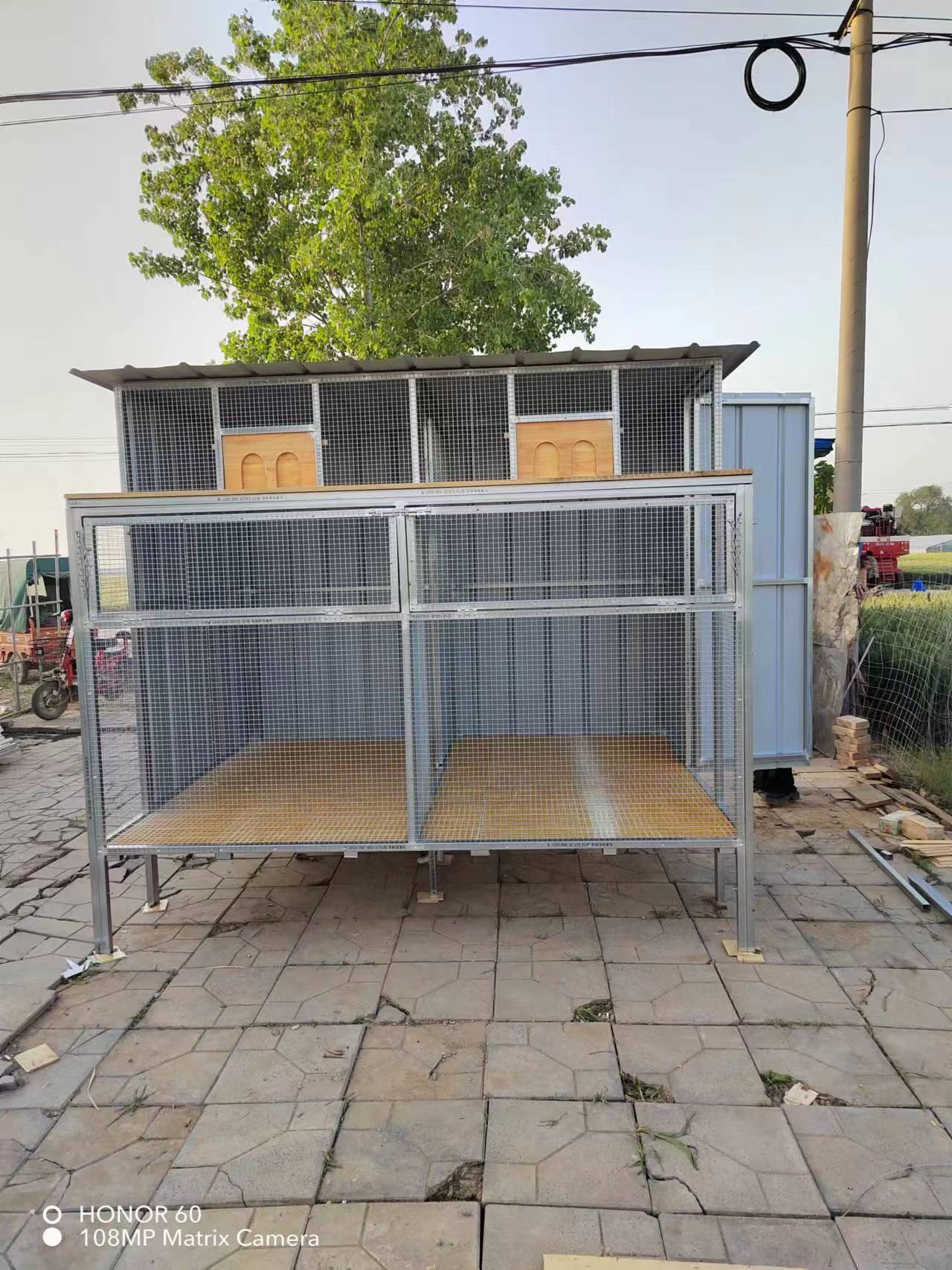 拼装鸽舍赛飞棚，3×2米鸽舍，两间赛飞棚