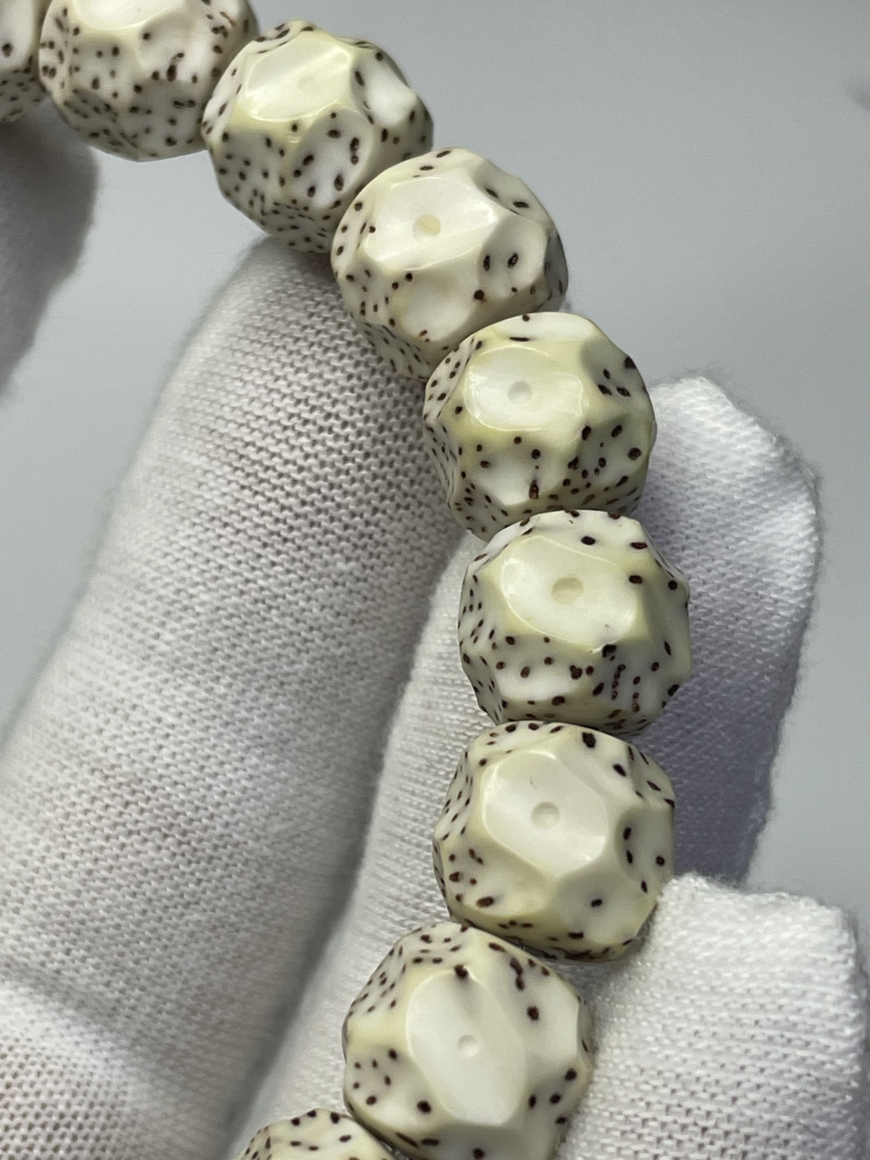 星月菩提原白11*10手工雕刻无相 大留白 小细星 一物一图