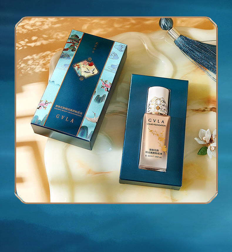 歌维拉 雅致花韵细润美颜粉底液