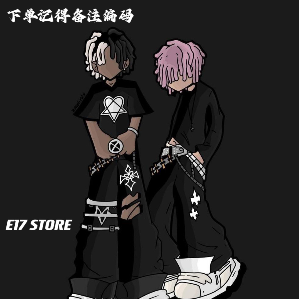 E17 STORE 美式街头潮牌短袖T恤衣服