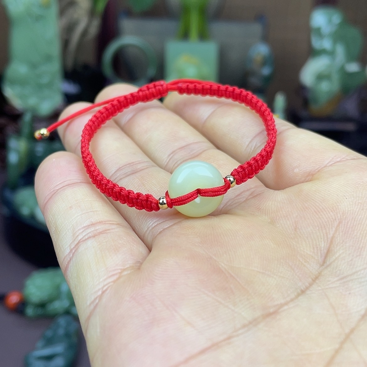 【闪购商品】岫岩老玉（透闪石质玉）手链未镶嵌