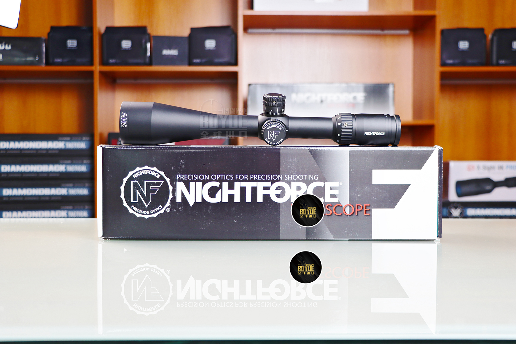 美国原装进口Nightforce SHV 4-14x50 F1 NF光学 倍镜
