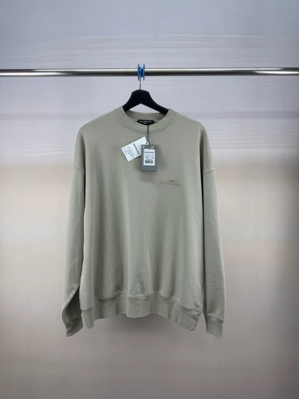 全新未使用 Balenciaga/巴黎世家 米色虎年限定卫衣/S码/M6274