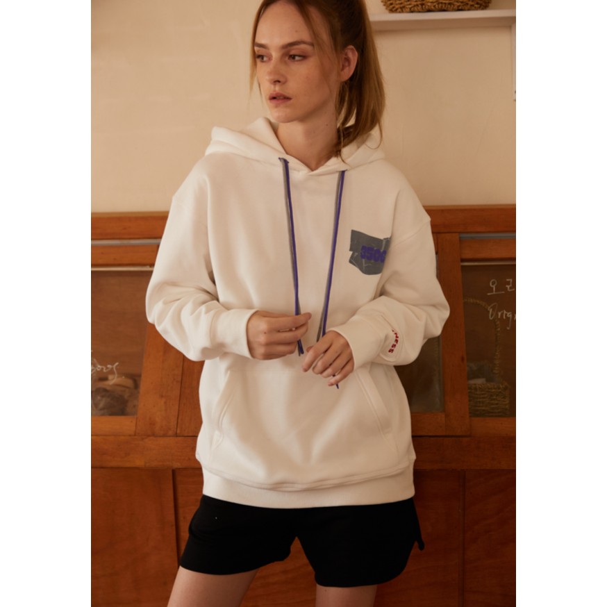 ICYNESS-无性别颗粒绒350G带帽卫衣