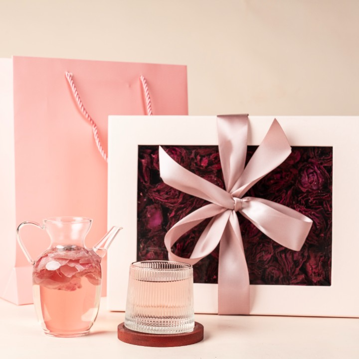 凌古【程灵素推荐】玫瑰皇后礼盒 云南特产大朵 女神茶礼盒装