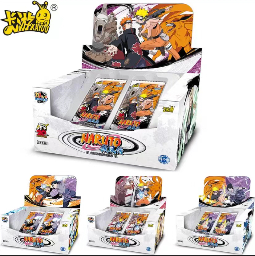 卡游火影陈之章10米包【盲盒产品 默认待拆】透明忍者酷炫典藏卡