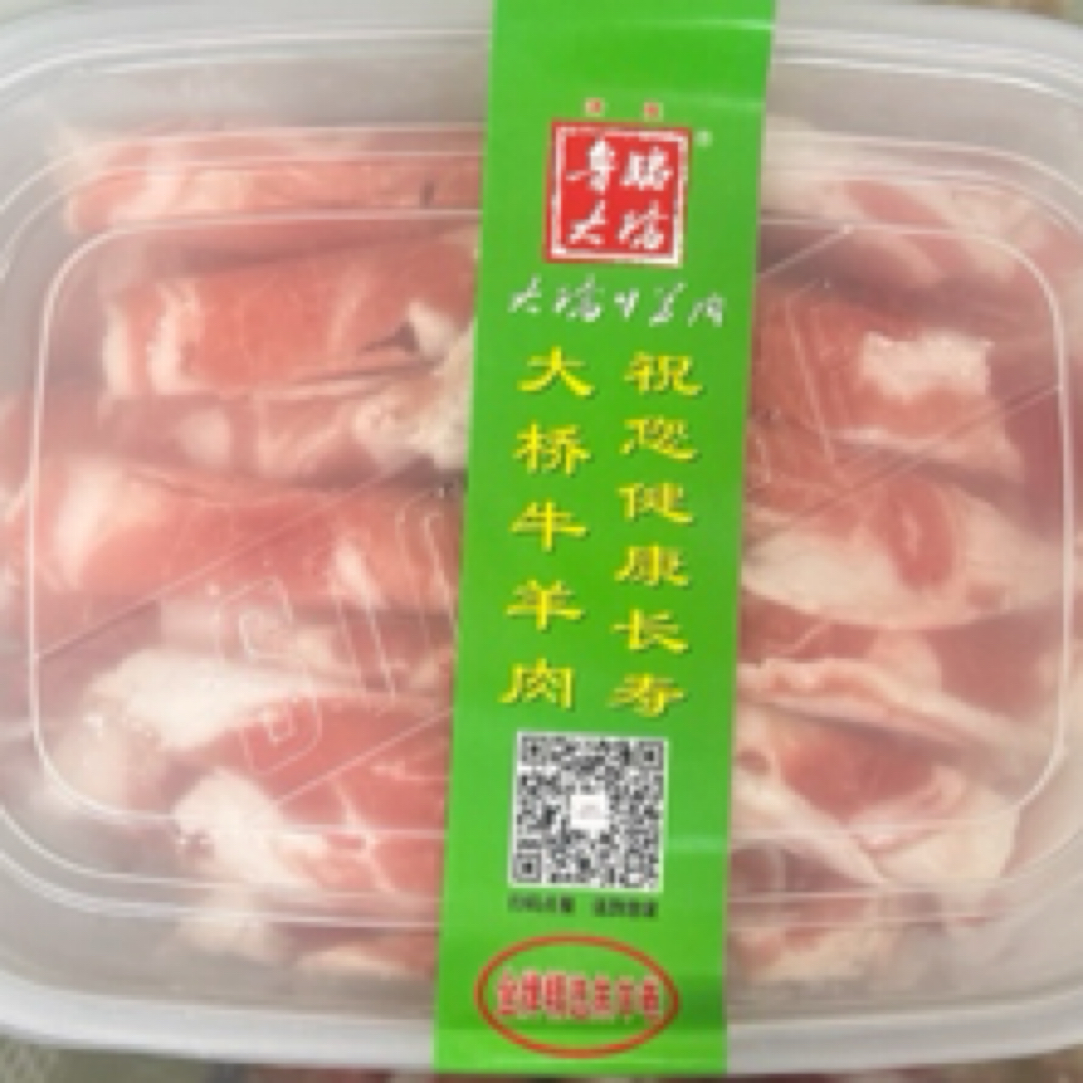 金牌精选羔羊肉卷（口感细嫩，涮，烤）
