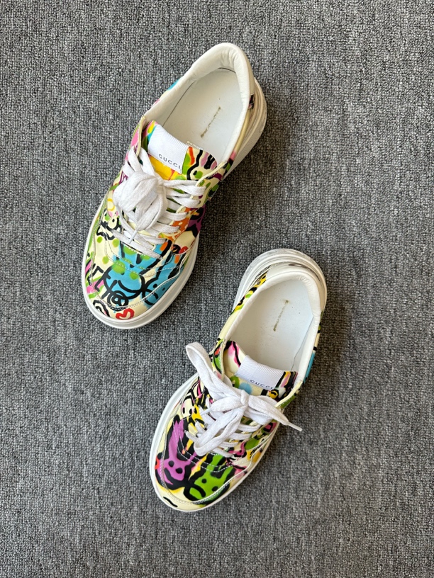 99新 GUCCI/古驰 Gucci 饼干鞋 40 原盒配件齐全 98新