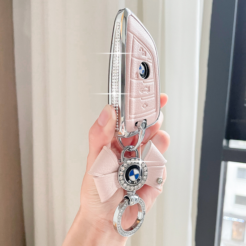 宝马钥匙套x1x2x3x4x5x6x7新款1系3系5系7系530高档刀锋壳扣包女