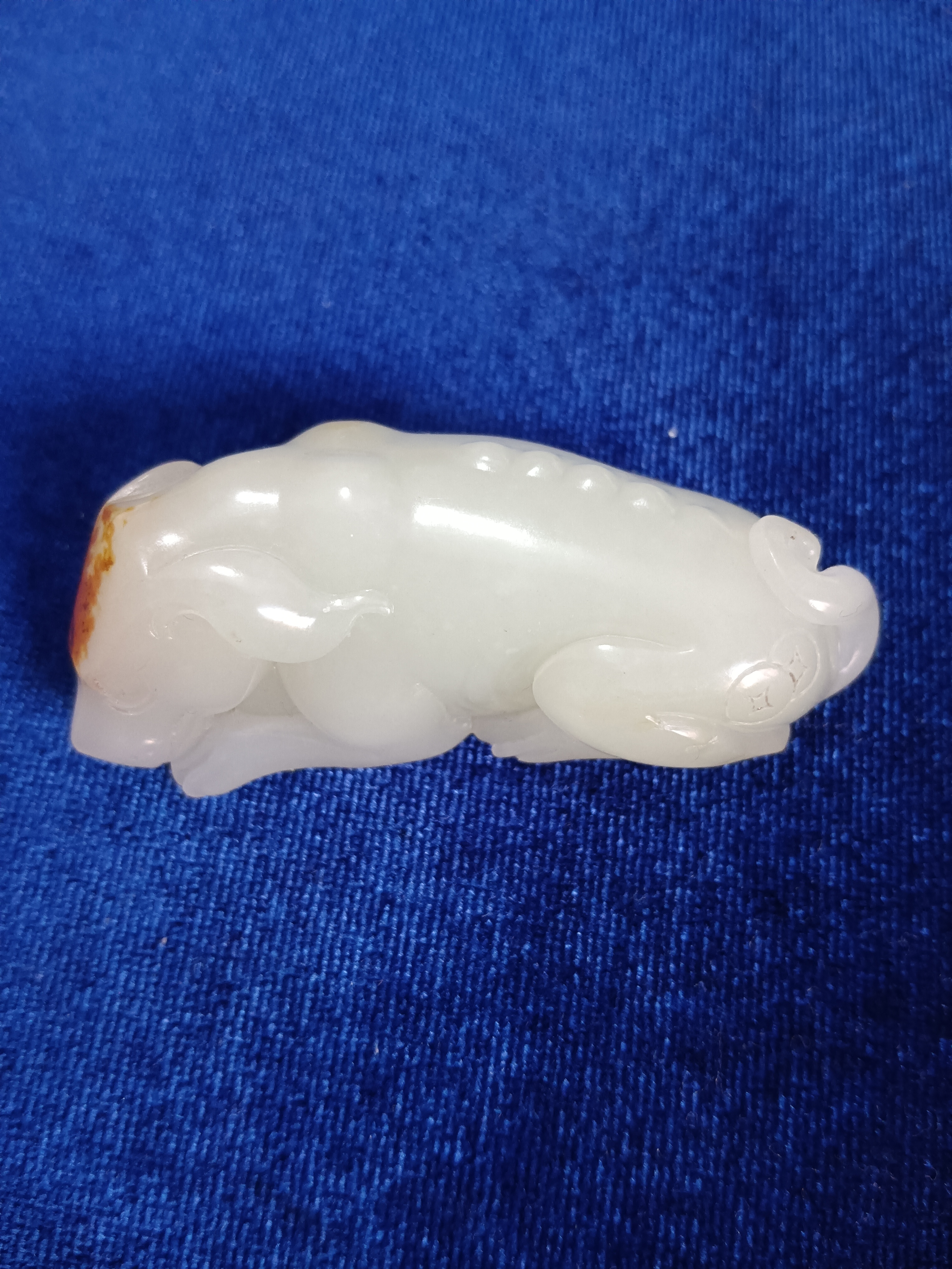 新疆和田籽料旺财小挂件