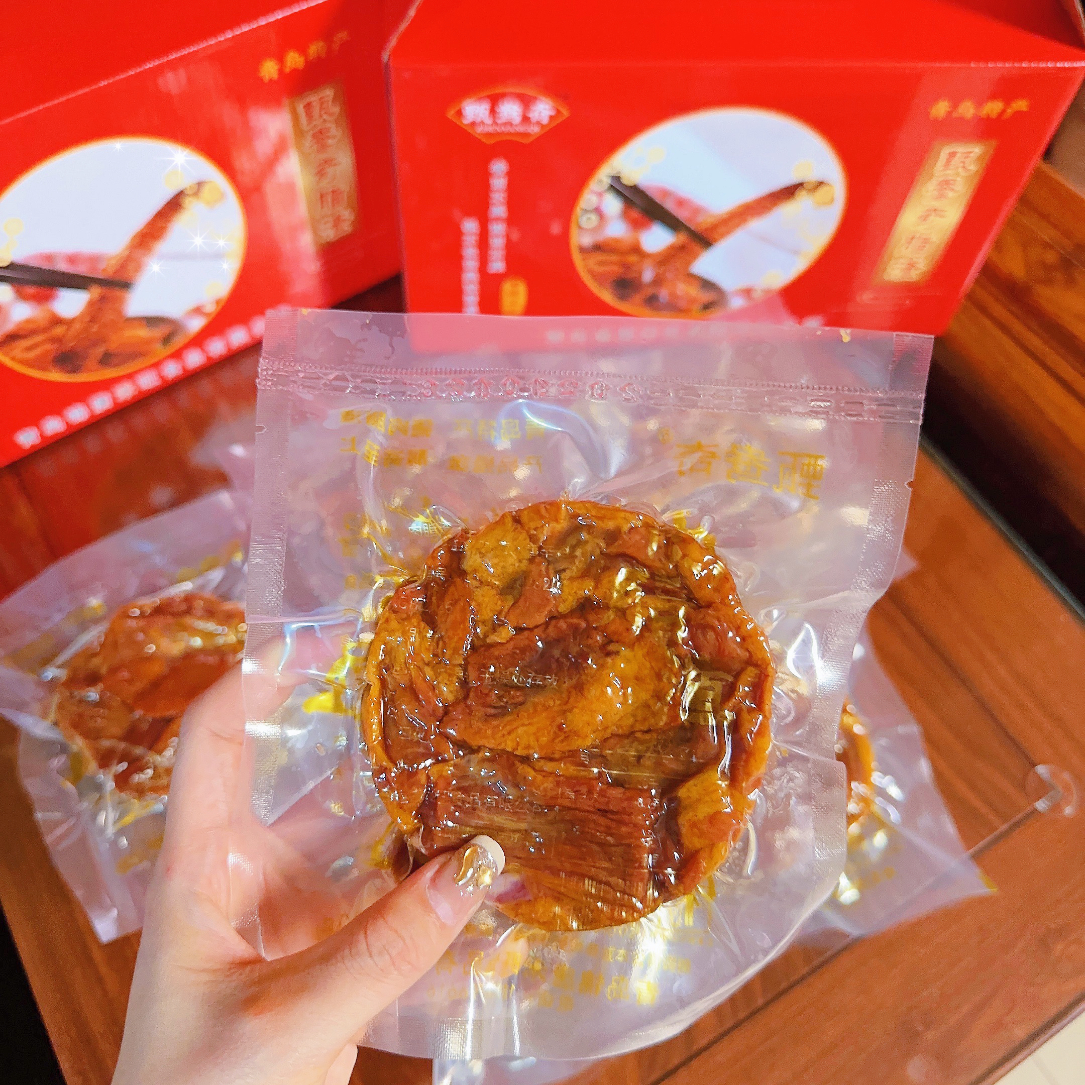 福利 青岛特产 猪肉压缩肉 五花肉脂渣 