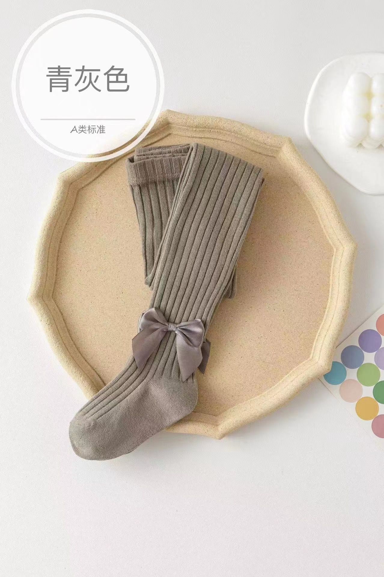 10-20个月可爱蝴蝶结袜子连体衣    发三双 