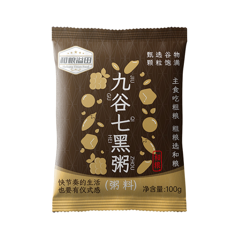 溢田九谷七黑粥多种黑色谷物搭配100g*10袋