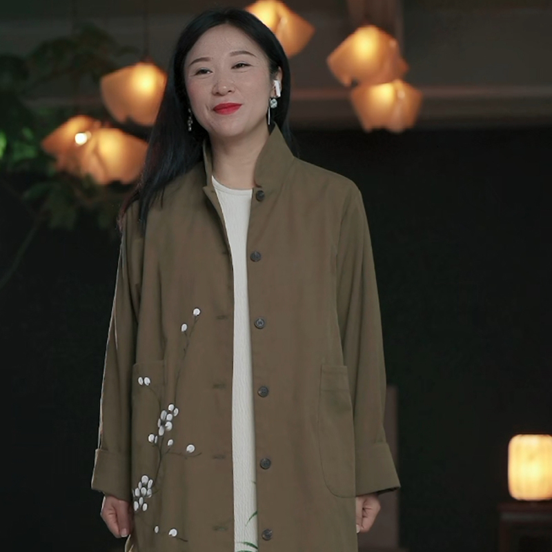 【风声】民国风老电影高端高密度有里衬长风衣单排扣长袖春秋款新