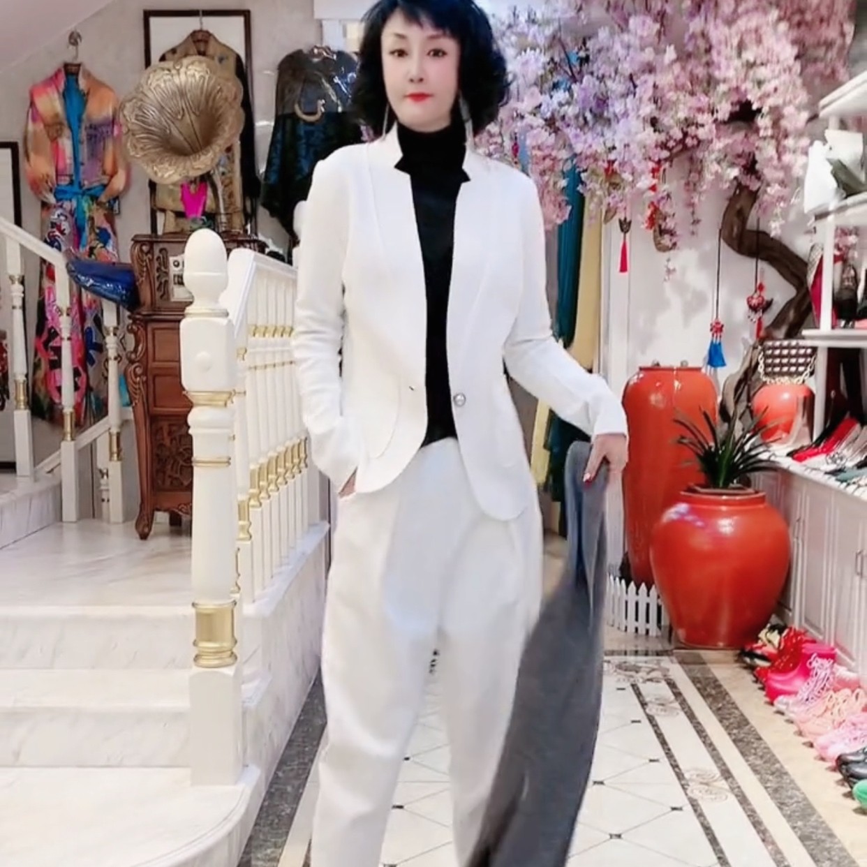 设计师款休闲套装