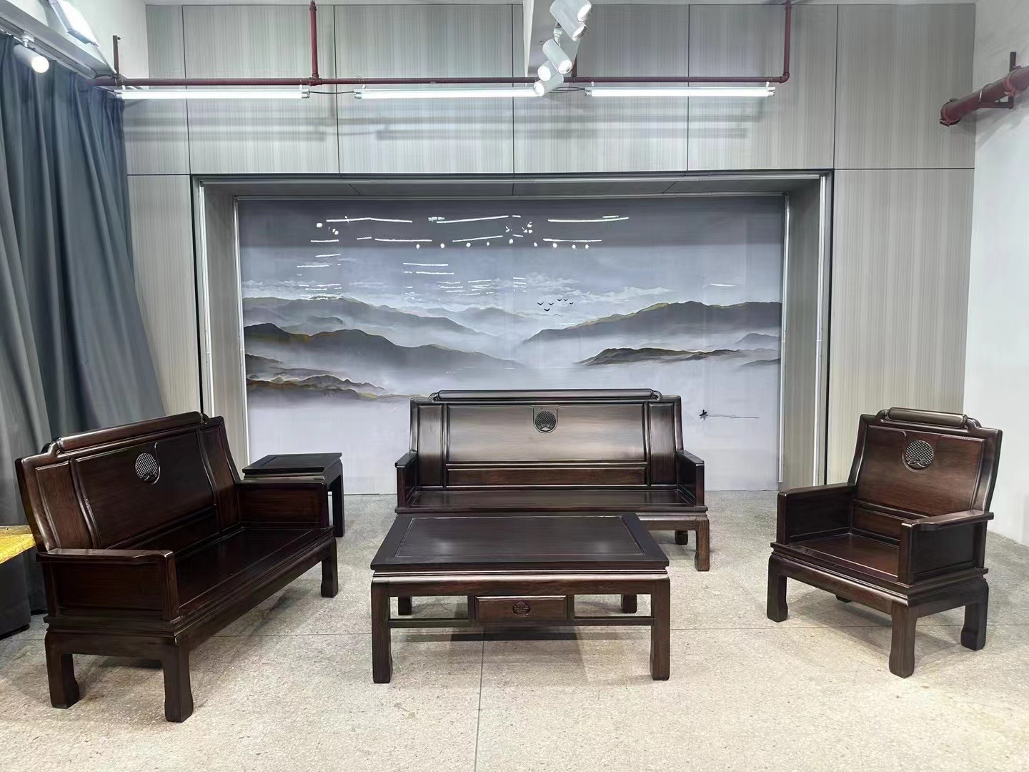 新中式款得福沙发