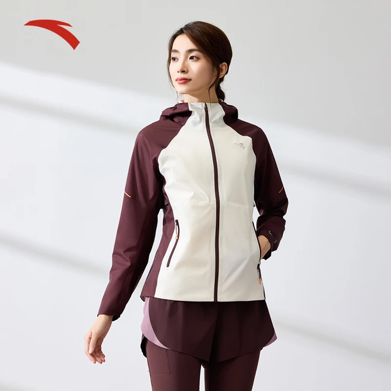 ANTA/安踏防泼水夹克运动外套女子新款跑步连帽162445603
