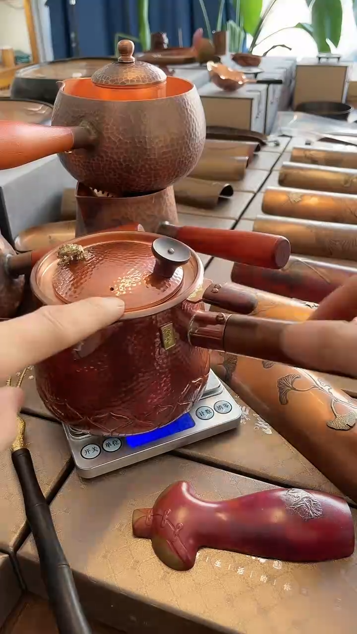 【闪购商品】紫铜一器多用煮茶罐一器多用