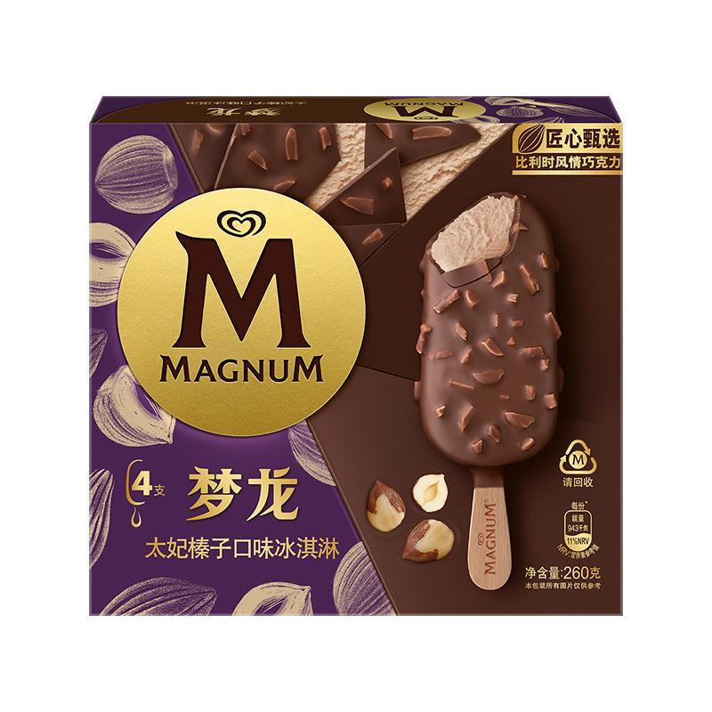 和路雪 梦龙太妃榛子冰淇淋 65g*4