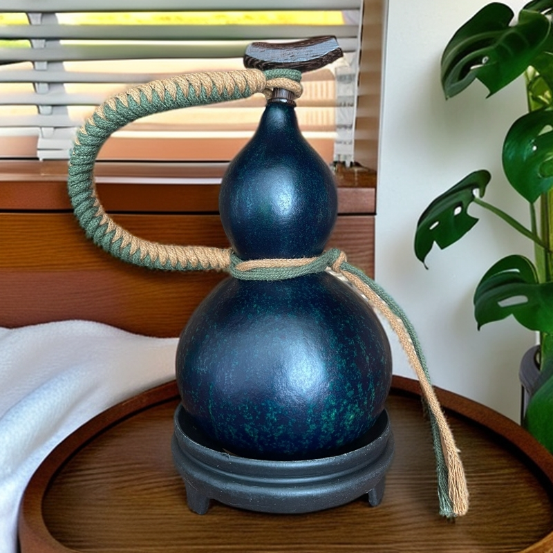 047非遗大漆工艺酒水葫芦（350ML左右）