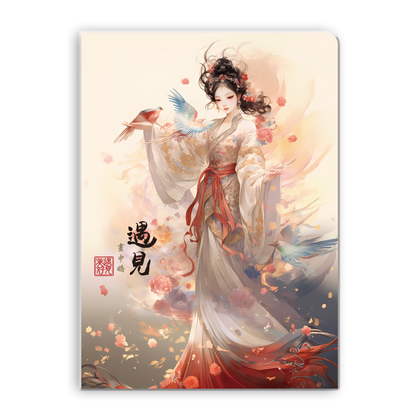 遇见画中娇系列文创打卡印章本