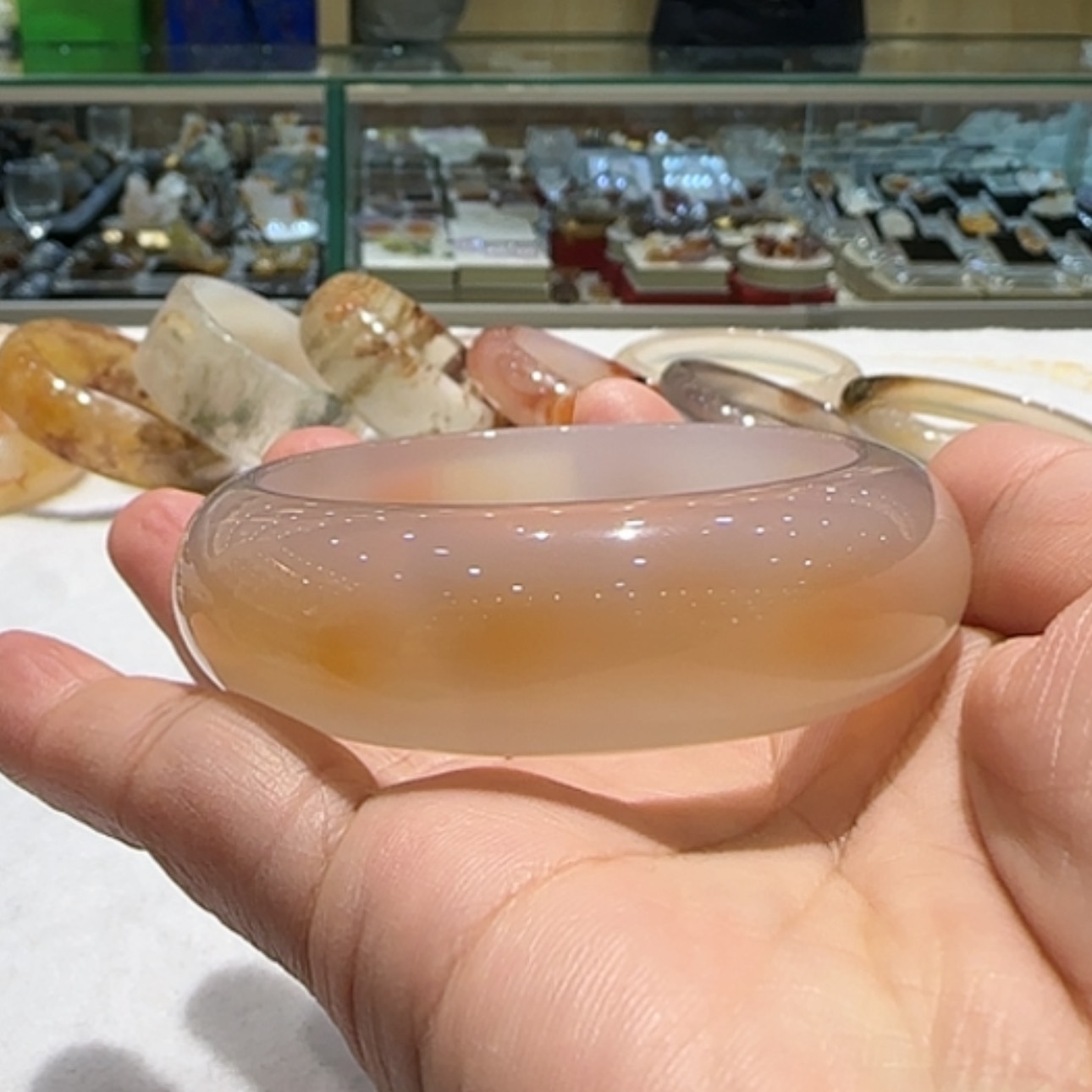 【闪购商品】玛瑙/玉髓手镯未镶嵌海***•