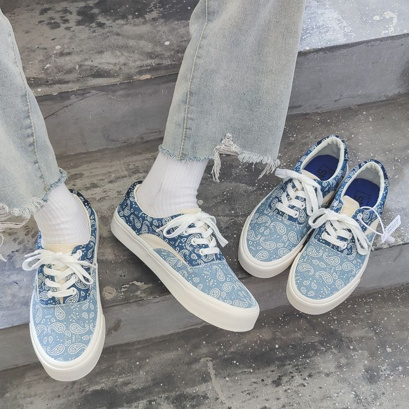 【小扬哥甄选】秋季复古情侣板鞋子新款透气帆布鞋男潮流休闲鞋男滑