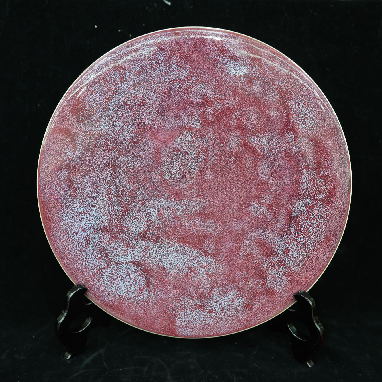 【如意盘】新中式复古摆件鱼籽纹直径31cm