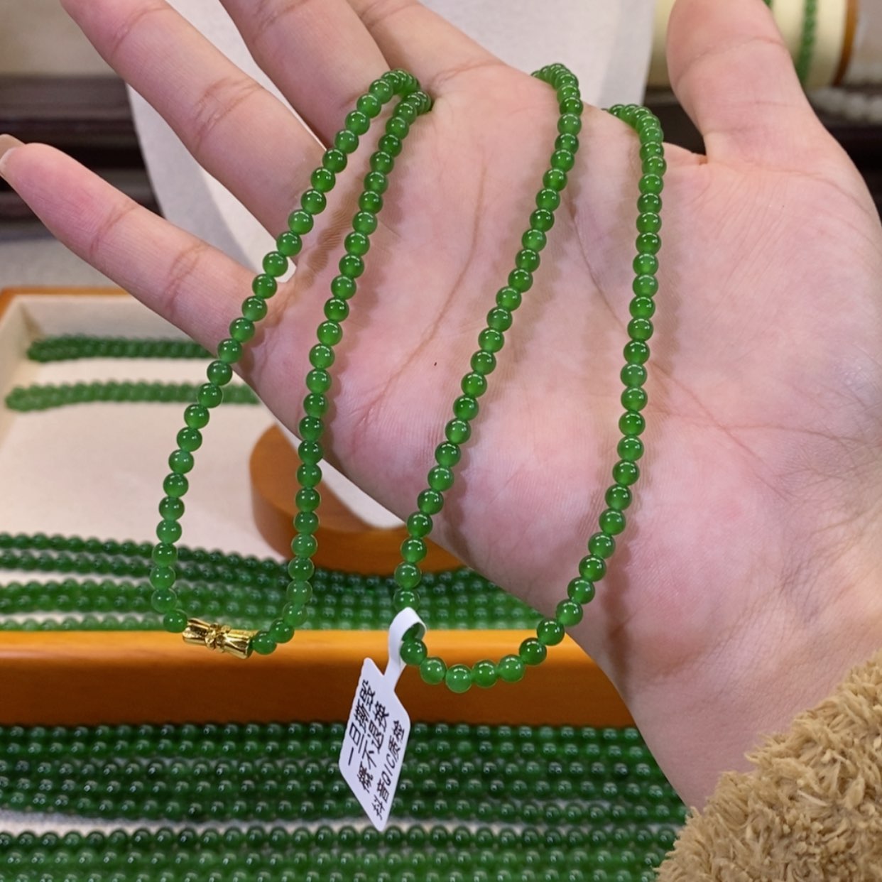 【闪购商品】和田玉（碧玉）颈饰未镶嵌4