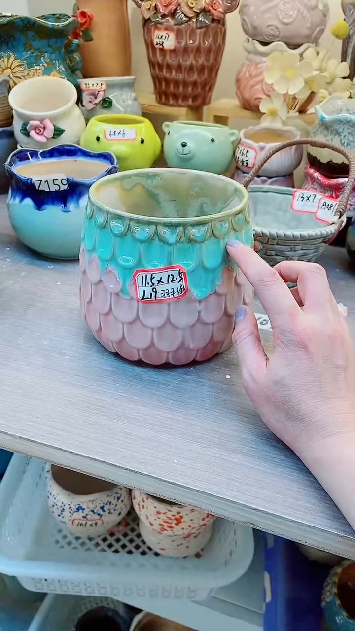 【闪购商品】陶瓷@@L19羽毛渐变1个