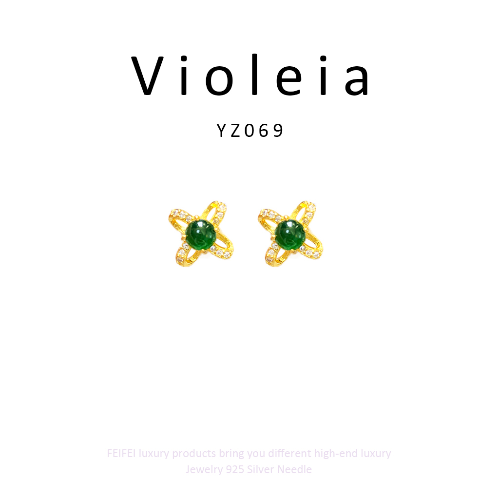 铜合金耳饰 【梵羽】FEIFEI 百搭轻奢耳饰~YZ069