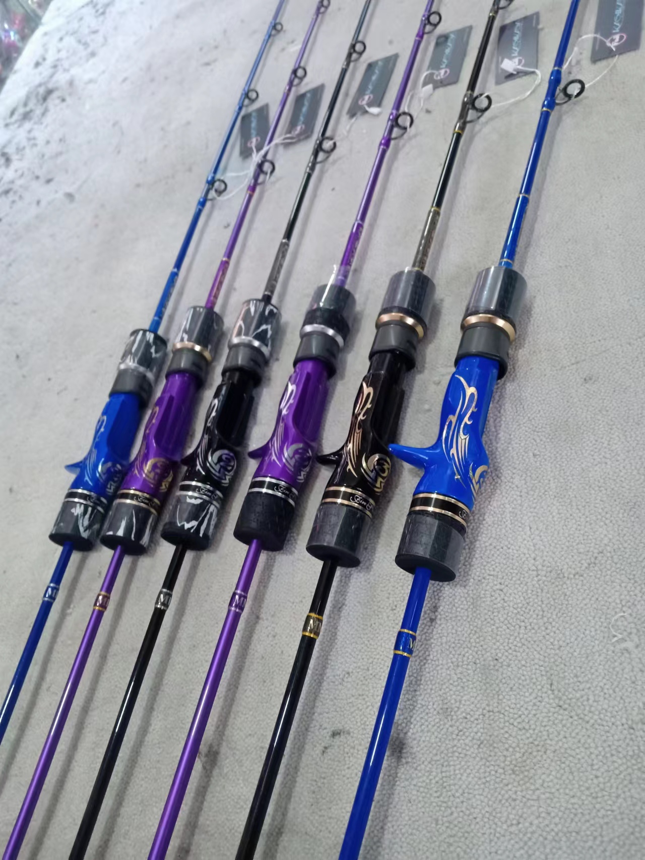 独节1.86米慢摇杆 鱼干 渔具 慢摇2号3号碳素船钓