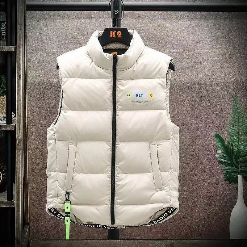 波斯登波司澄百分百白鸭绒羽绒服男士轻薄羽绒马甲时尚潮流羽绒服