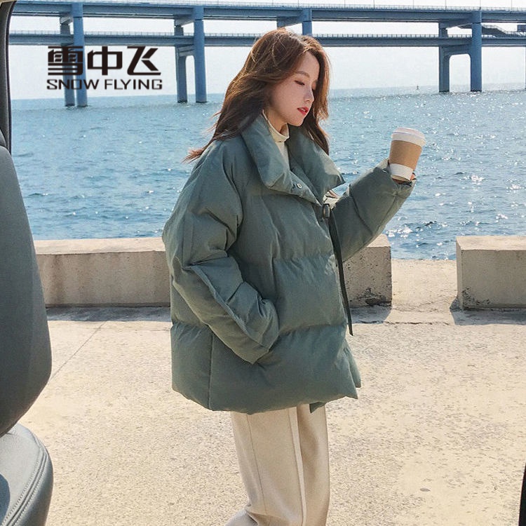 雪中飞羽绒服羽绒服2023年冬季新款加厚女短款宽小个子网红户外鹅