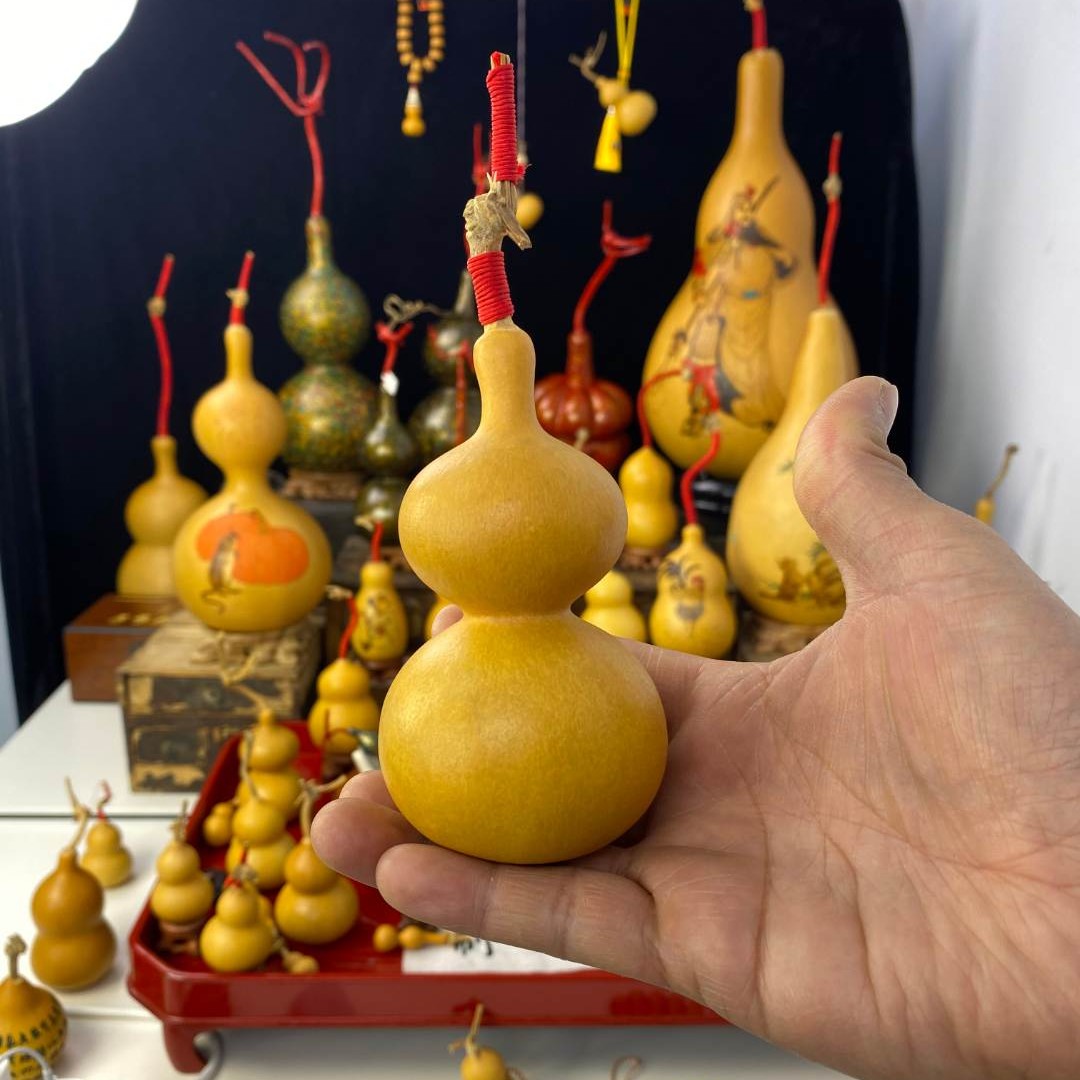 盛泰葫芦-唐宇匏漆 精品素葫芦 手捻八宝葫芦 小摆件 直播间选择