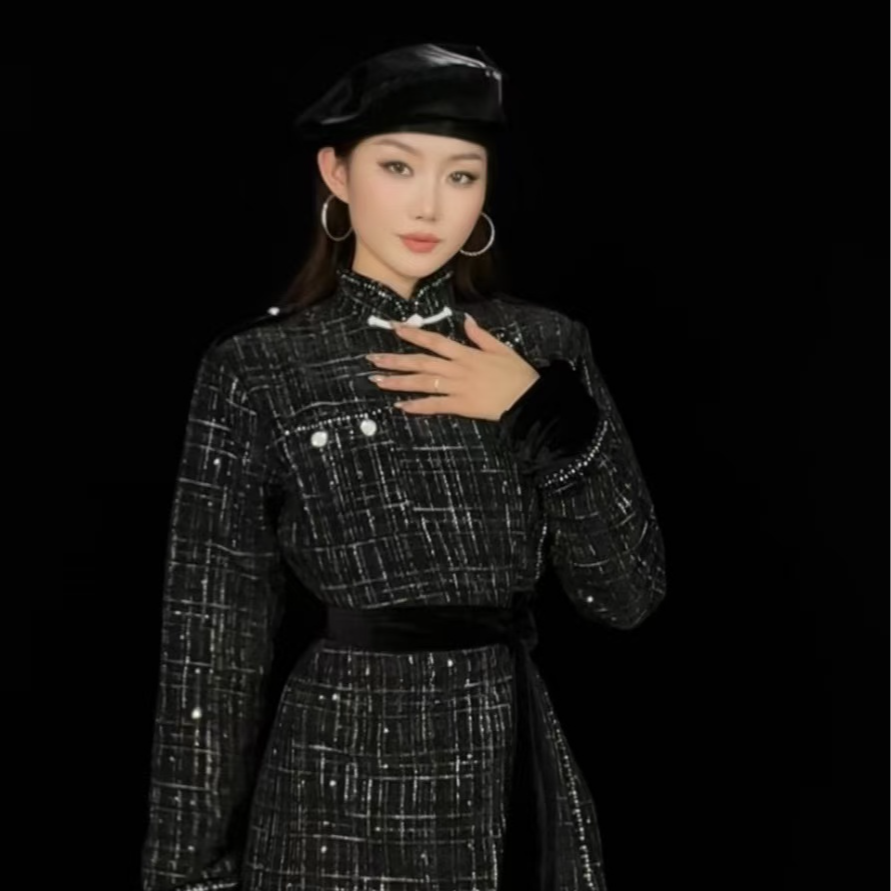 【黛尔玛精品服饰1】春秋新款时尚气质小香风民族风外套X6038