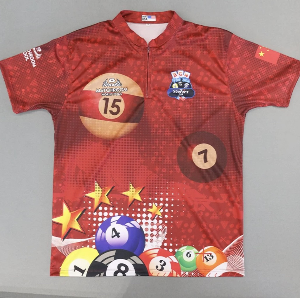 美国设计制造原装进口最新款潮流台球T恤衫台球短袖