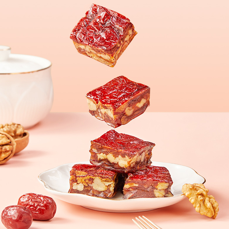 【好想你】168g红枣夹核桃（原味）/158g灰枣枣仁派（黑芝麻味）MISSYOU