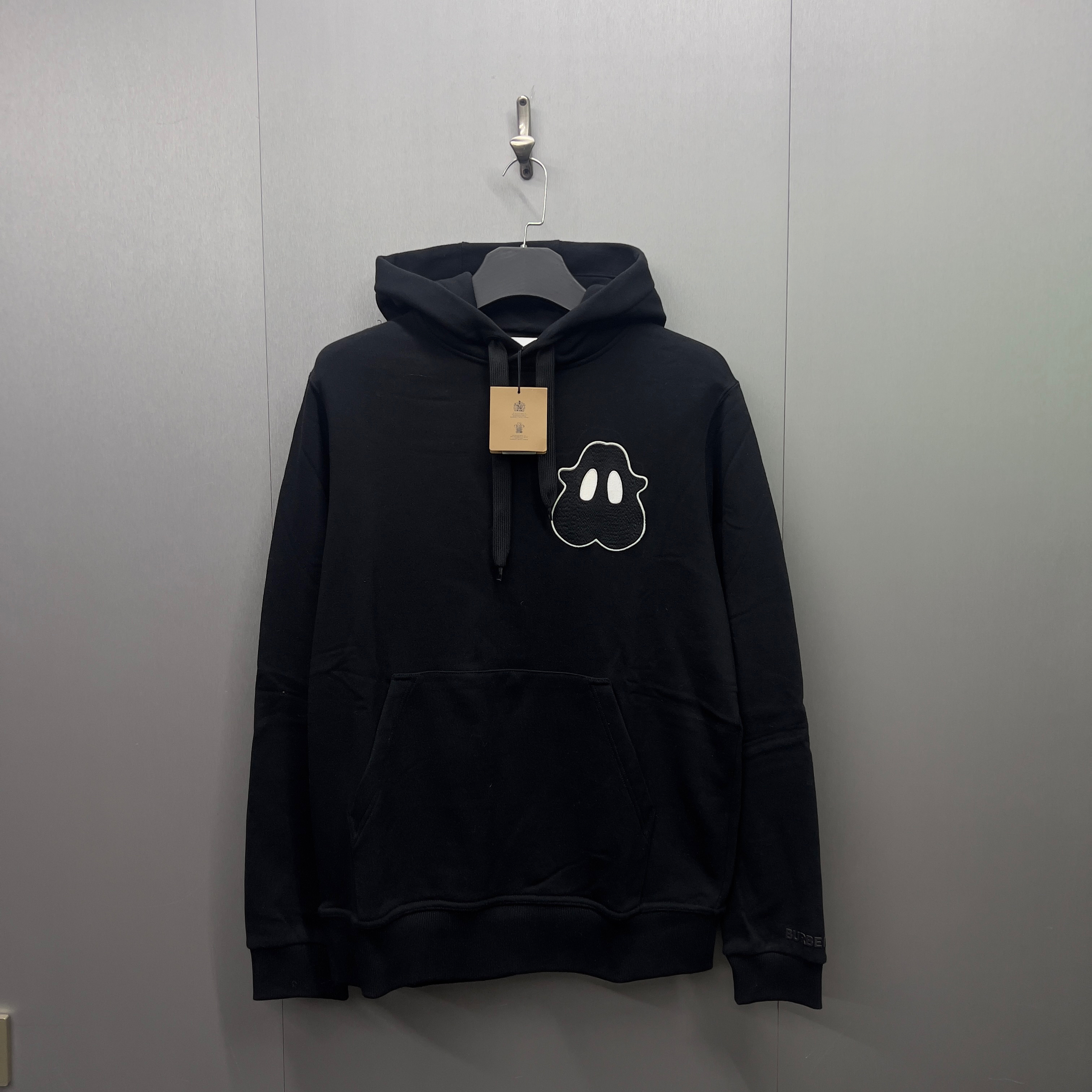 Burberry爆款小怪兽刺绣logo帽衫卫衣/M宽松/全新带吊/发售7800