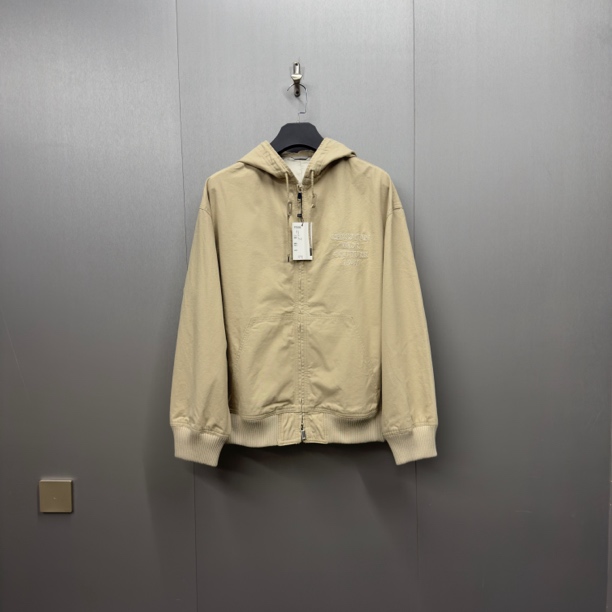 全新未使用 DIOR/迪奥 24新款刺绣Logo拉链夹克/11241/48/
